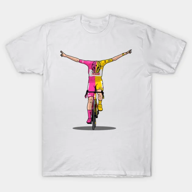 Giro and Le Tour Tadej Pogacar Summer Trendy Casual T-shirt Men's and Women's Luxury Brand Top