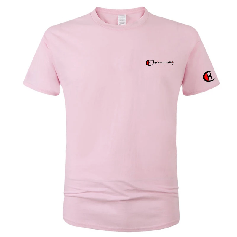 Summer New High-end Pure Cotton Korean-style Casual and Versatile Round-neck Short-sleeved T-shirt, All-cotton Light Luxury