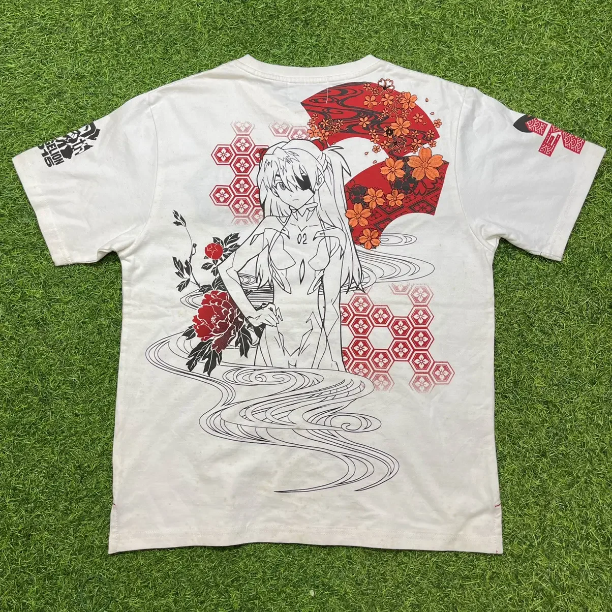Nostalgia Lovers' EVA Rei Ayanami and Asuka Ukiyo-e Style 3D Printed Japanese Short-sleeve Shirts, Shorts Friends