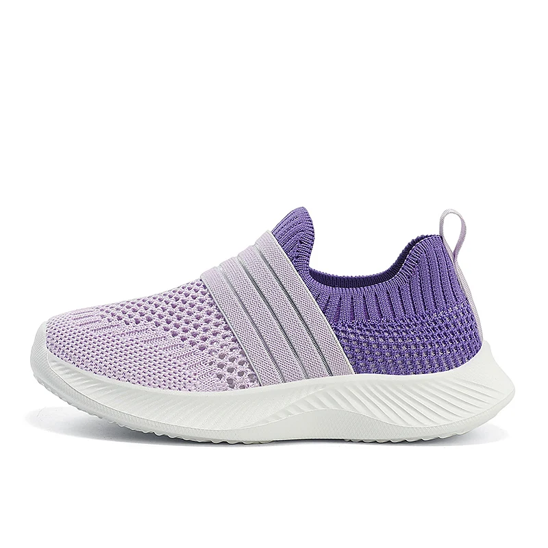 Summer Kids Shoes Boys Running Sport Shoes Children Socks Sneakers Girls Breathable Mesh School Shoe Soft Sole Casual Walking