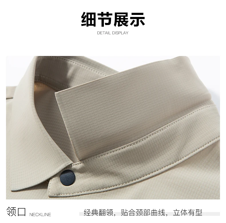 Brand Clothing 2026 New Men's Summer Polyamide Spandex Fabric Polo Shirt High Stretch Ice Silk Breathable Cool Touch Tops Male