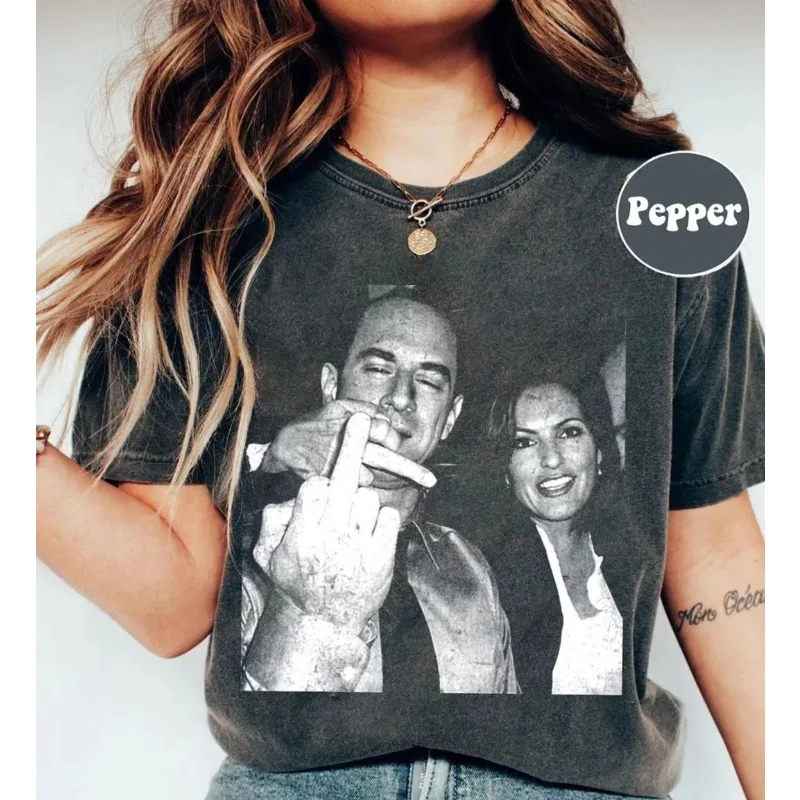 Elliott and Olivia T-shirts, Women's T-shirts for Summer, Suitable for Both Men and Women Casual and Fashionable Cotton T-shirts