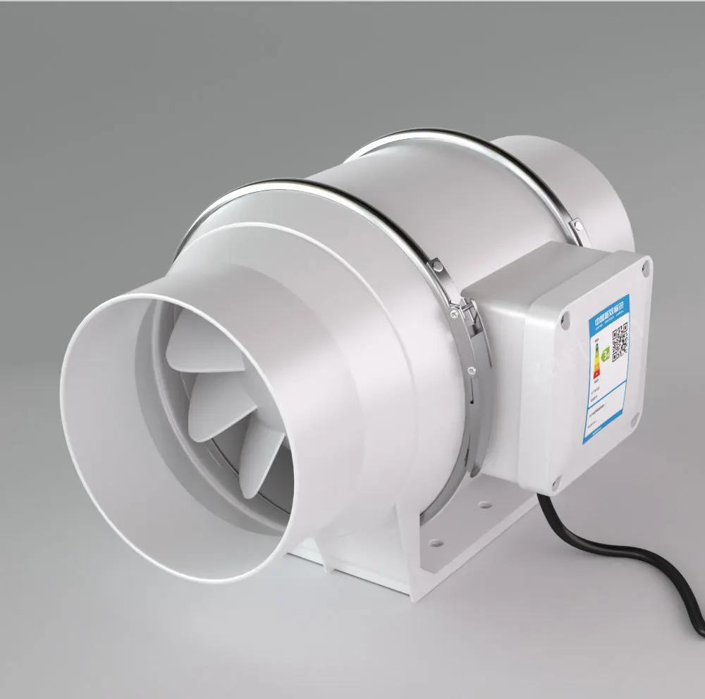 Exhaust Fan Home Mute Inline Duct Fan Bathroom Exhaust Fan Ventilation Equipment Kitchen Bathroom Wall Mounted Air Purifying Ve
