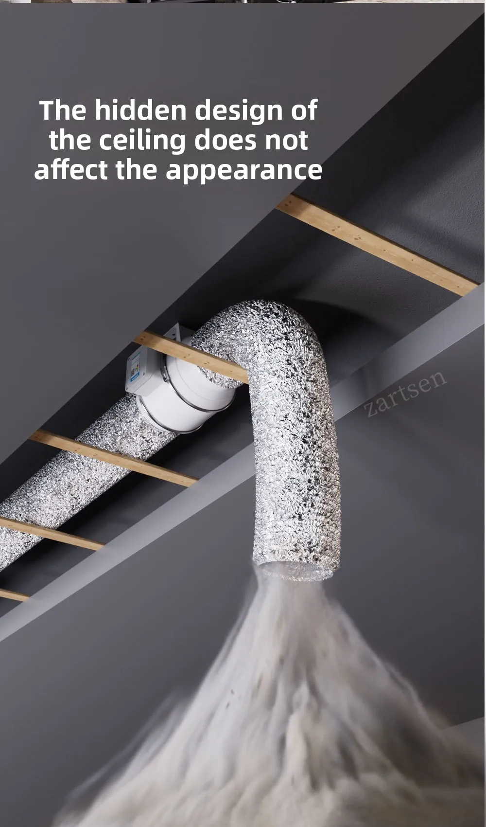 Exhaust Fan Home Mute Inline Duct Fan Bathroom Exhaust Fan Ventilation Equipment Kitchen Bathroom Wall Mounted Air Purifying Ve