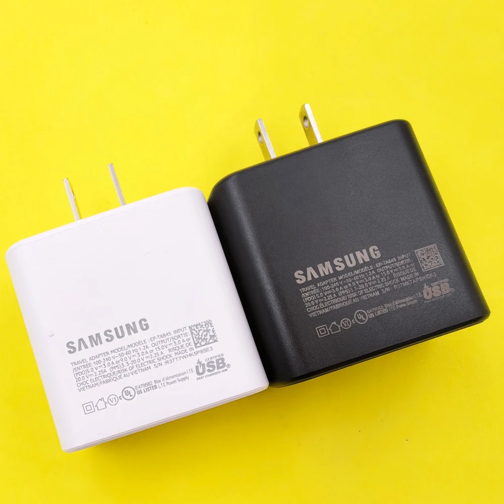 Samsung 45w US Plug Super Fast Charger Power Adapter 1/1.8M Type C Cable For Galaxy S26 S25 S24 S23 Ultra Z Flip Fold 7 6 5 A55
