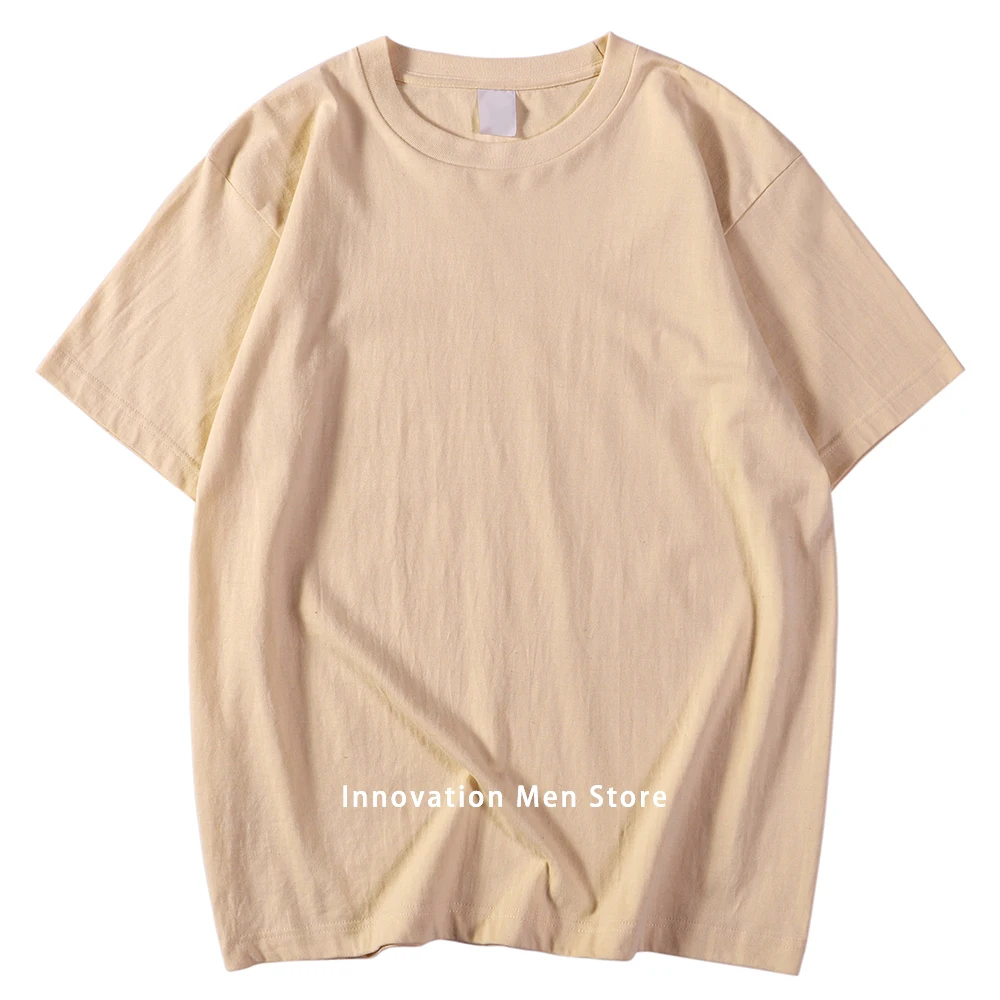 New Candy Color 100% Cotton T-Shirts Men Women 14 Colors Oversized Short Sleeves High Quality Brand Tee Clothing Soft T Shirts