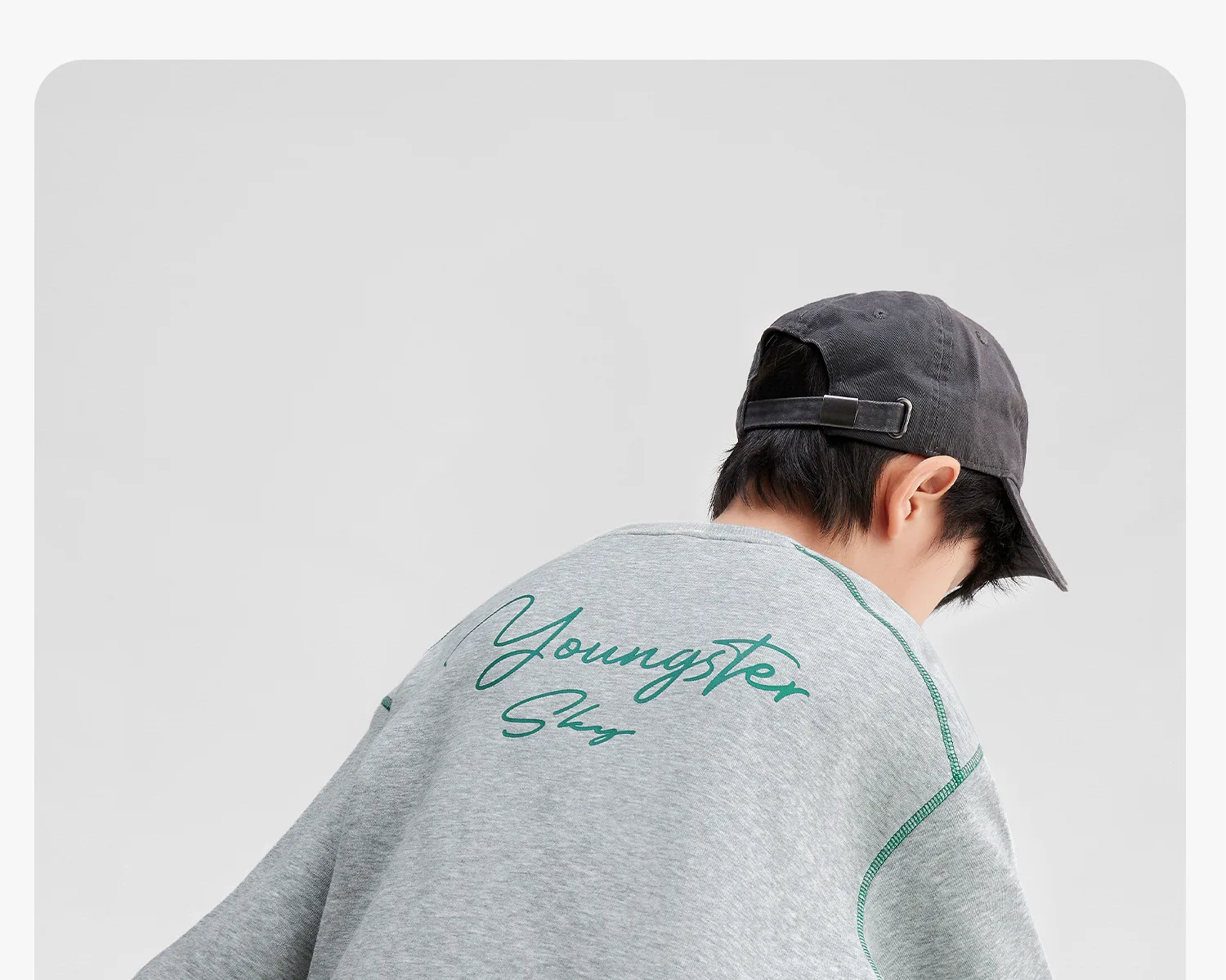 Spring Autumn Teenager Boys Sweatshirts Fashion Letter Print Cotton Long Sleeve Sports Top For 4-14 Years Kids Children Clothes
