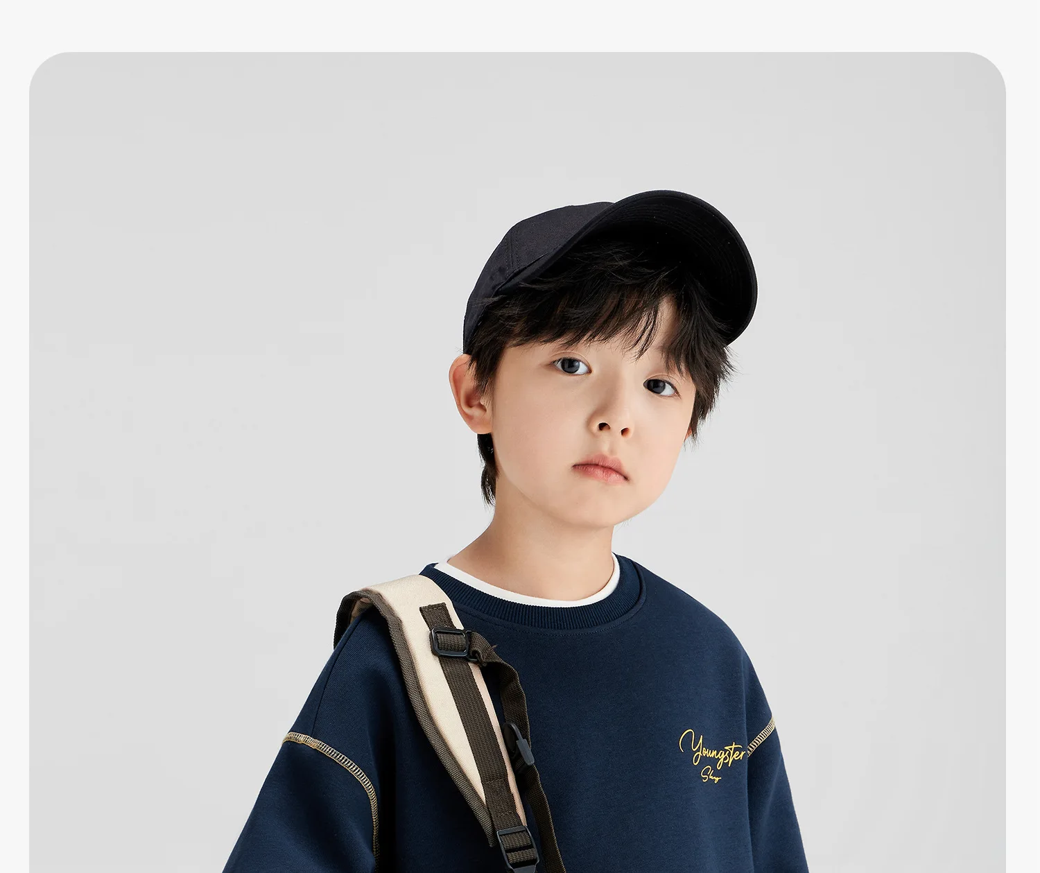 Spring Autumn Teenager Boys Sweatshirts Fashion Letter Print Cotton Long Sleeve Sports Top For 4-14 Years Kids Children Clothes