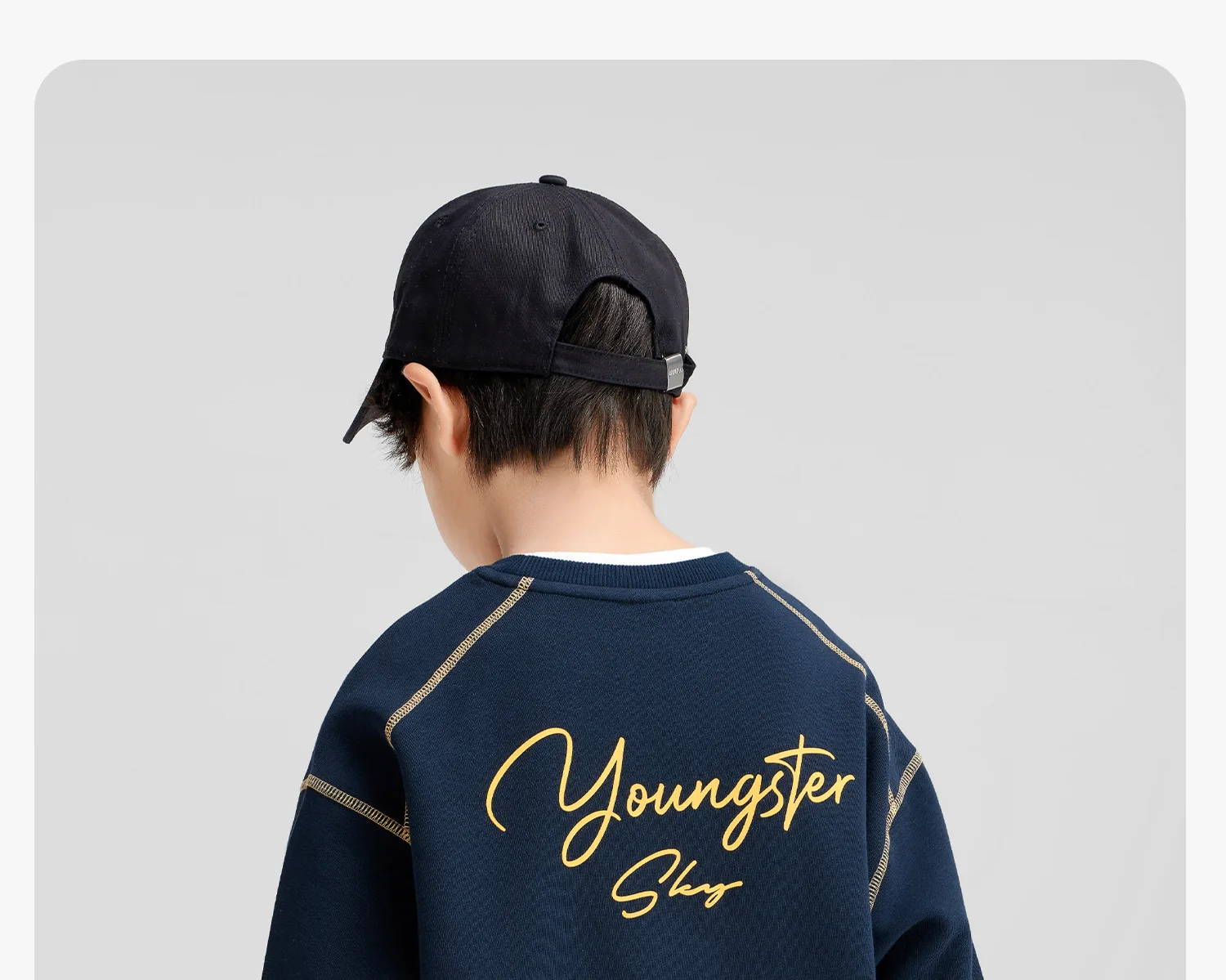 Spring Autumn Teenager Boys Sweatshirts Fashion Letter Print Cotton Long Sleeve Sports Top For 4-14 Years Kids Children Clothes