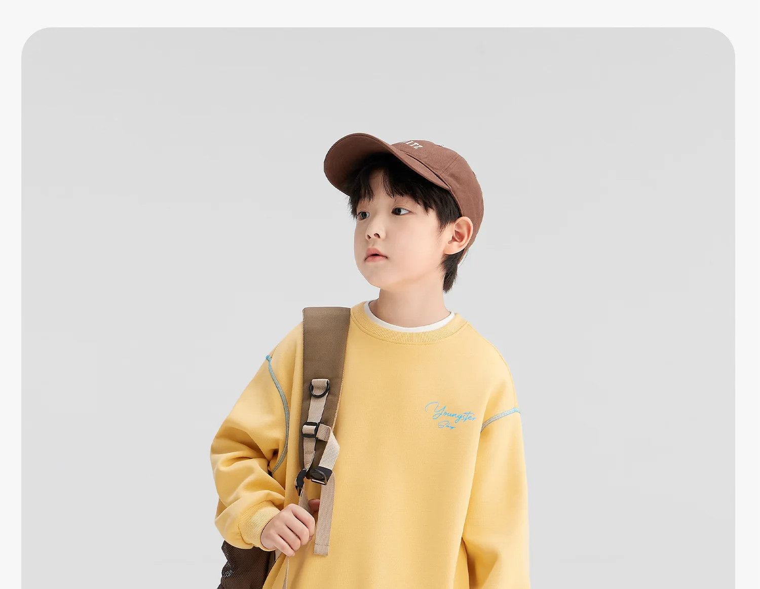 Spring Autumn Teenager Boys Sweatshirts Fashion Letter Print Cotton Long Sleeve Sports Top For 4-14 Years Kids Children Clothes