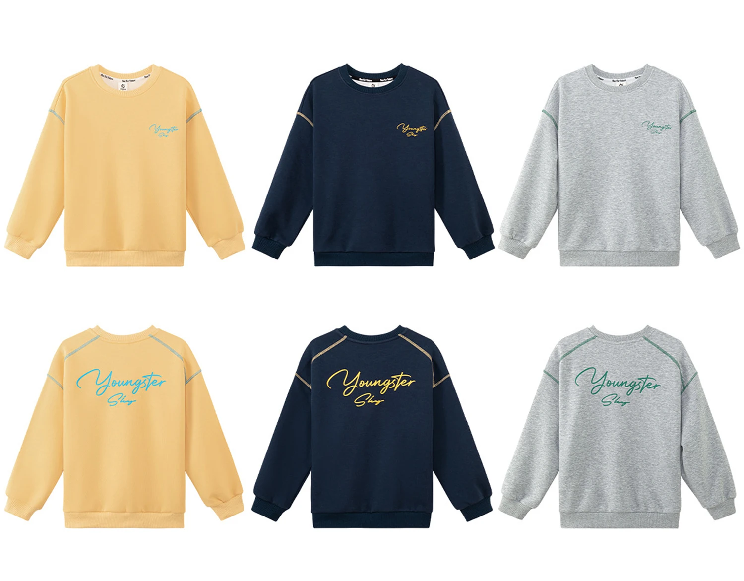 Spring Autumn Teenager Boys Sweatshirts Fashion Letter Print Cotton Long Sleeve Sports Top For 4-14 Years Kids Children Clothes