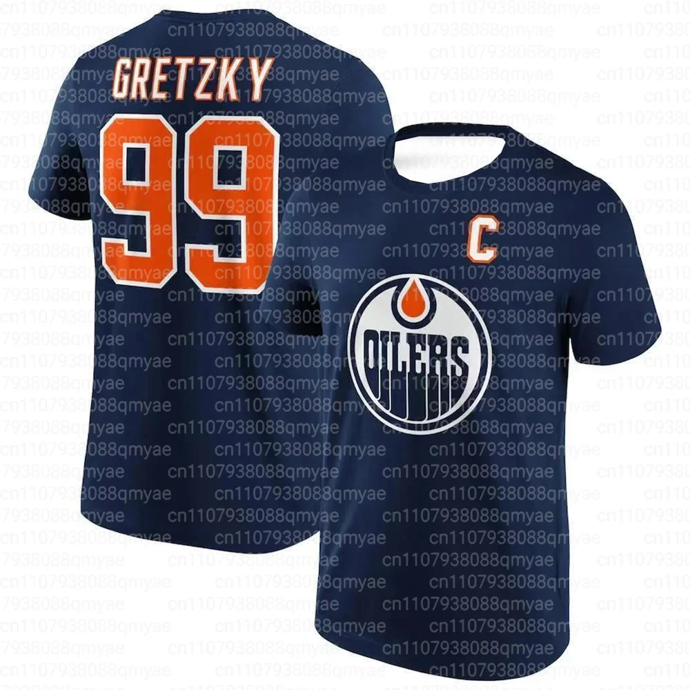 Summer New Men's Short Sleeved T-shirt 3D Printed Ice Hockey American Sports T-shirt Casual Short Sleeved Top FamilyMatching
