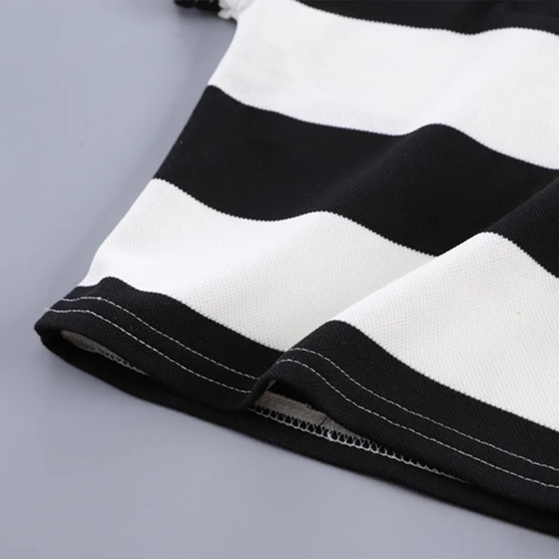 Summer Baby Boys Clothing Set Cotton Short Sleeve Striped Lapel Shirt Shorts 2Pcs Suit For 1-5 Years Kids Children Casual Outfit