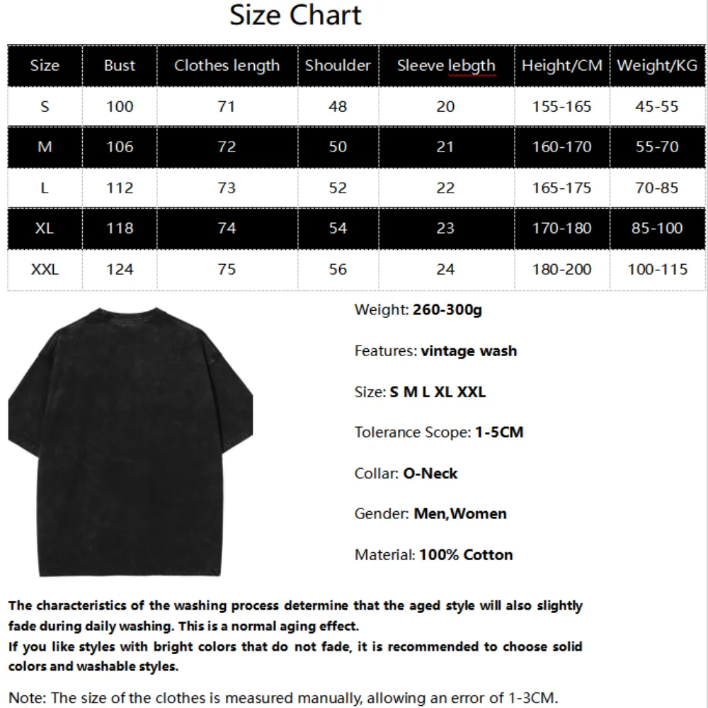 Choso Printed Tee Anime Jujutsu Kaisen Clothing Men Women Retro Washed T-shirts Casual Loose Tshirt Harajuku Male Cotton T Shirt