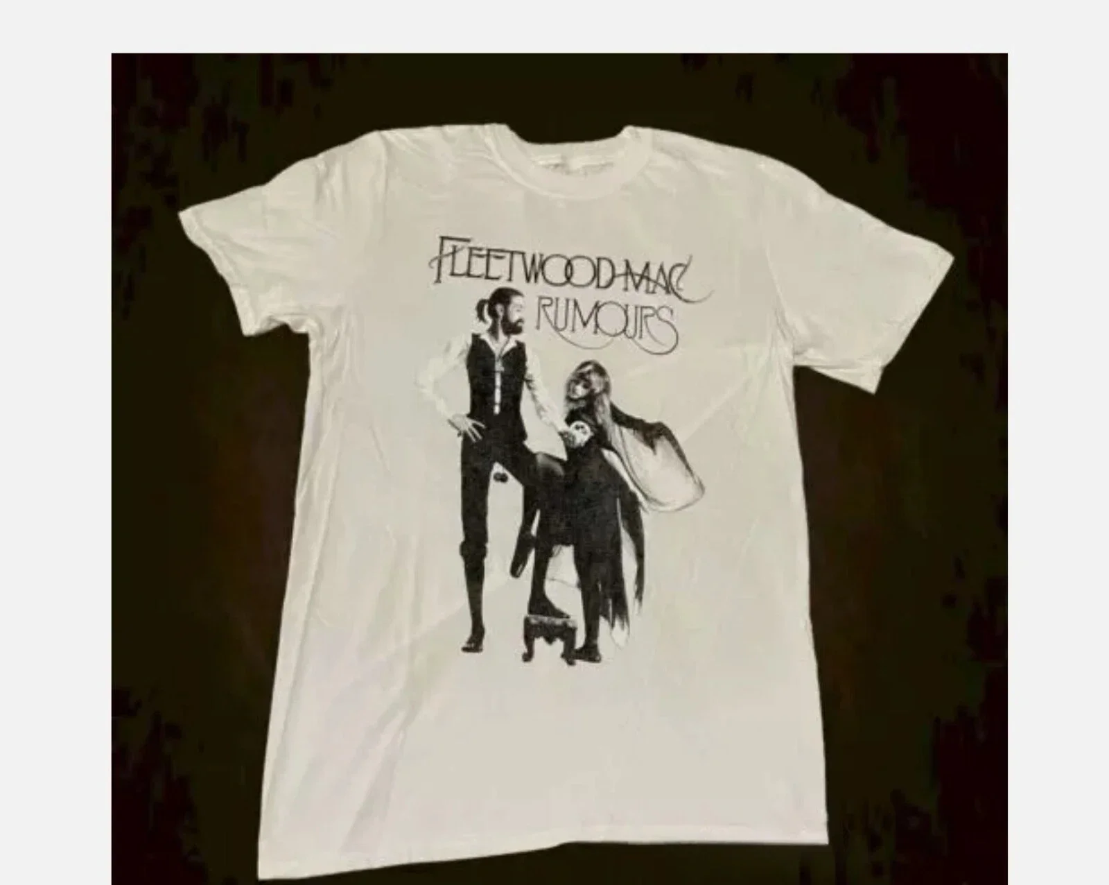 American Vintage Fleetwood Mac Rumors  Summer Men's and Women's Loose and Breathable T-shirt Top
