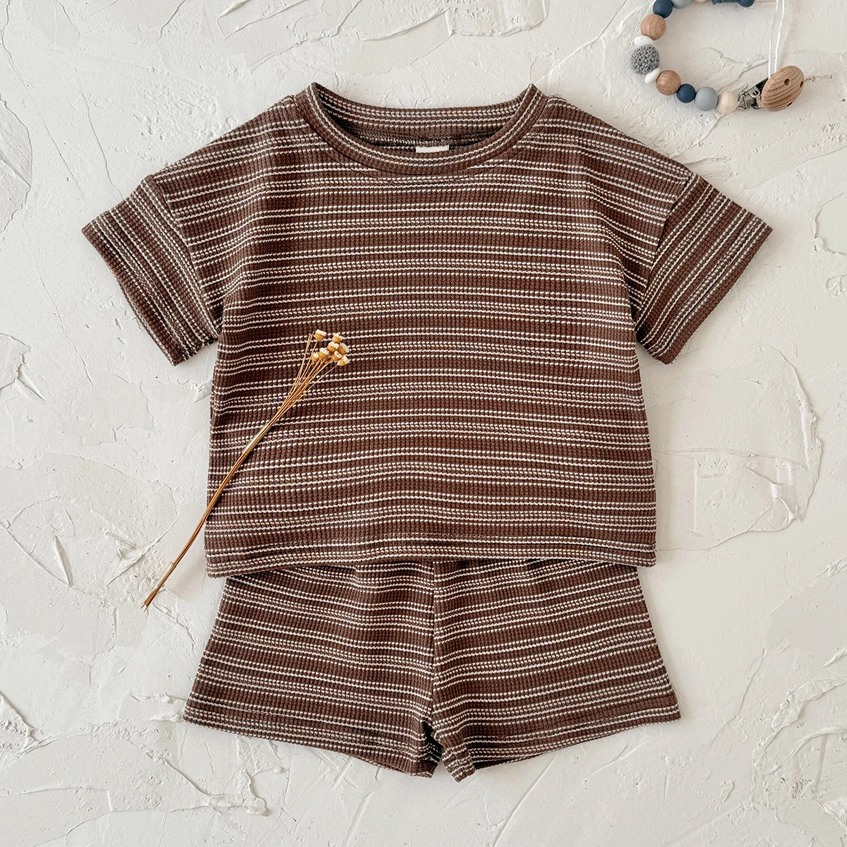 New Summer Baby Girl Clothes Suit Boys Clothing Children Striped T-Shirt Shorts 2Pcs/Sets Toddler Casual Costume