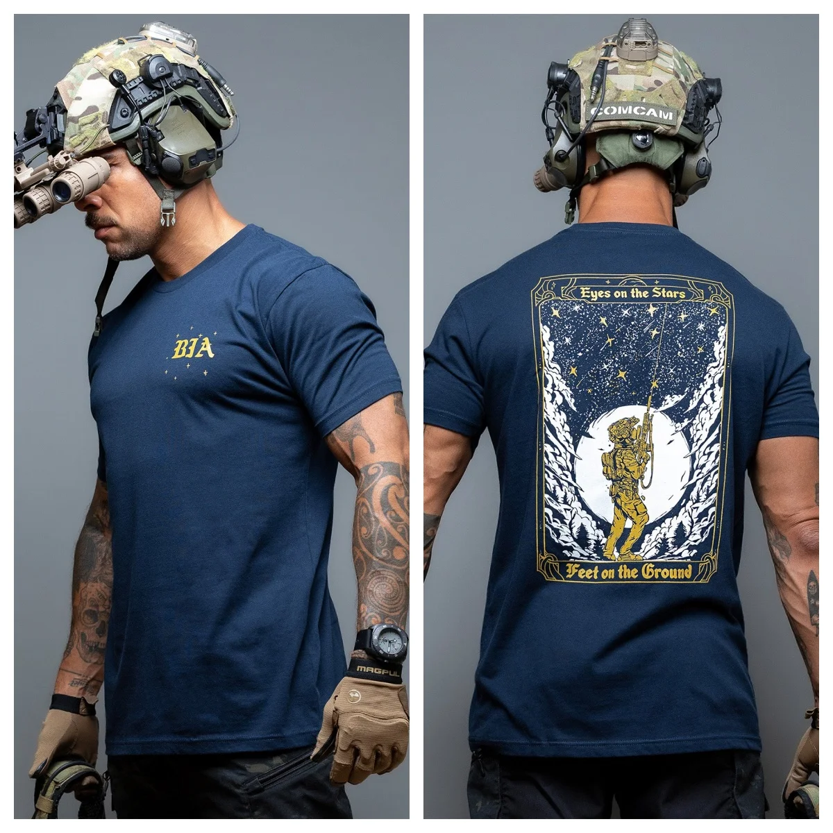 Eyes on The Stars _ T-Shirt - Suitable for Sports Wear Pure Cotton
