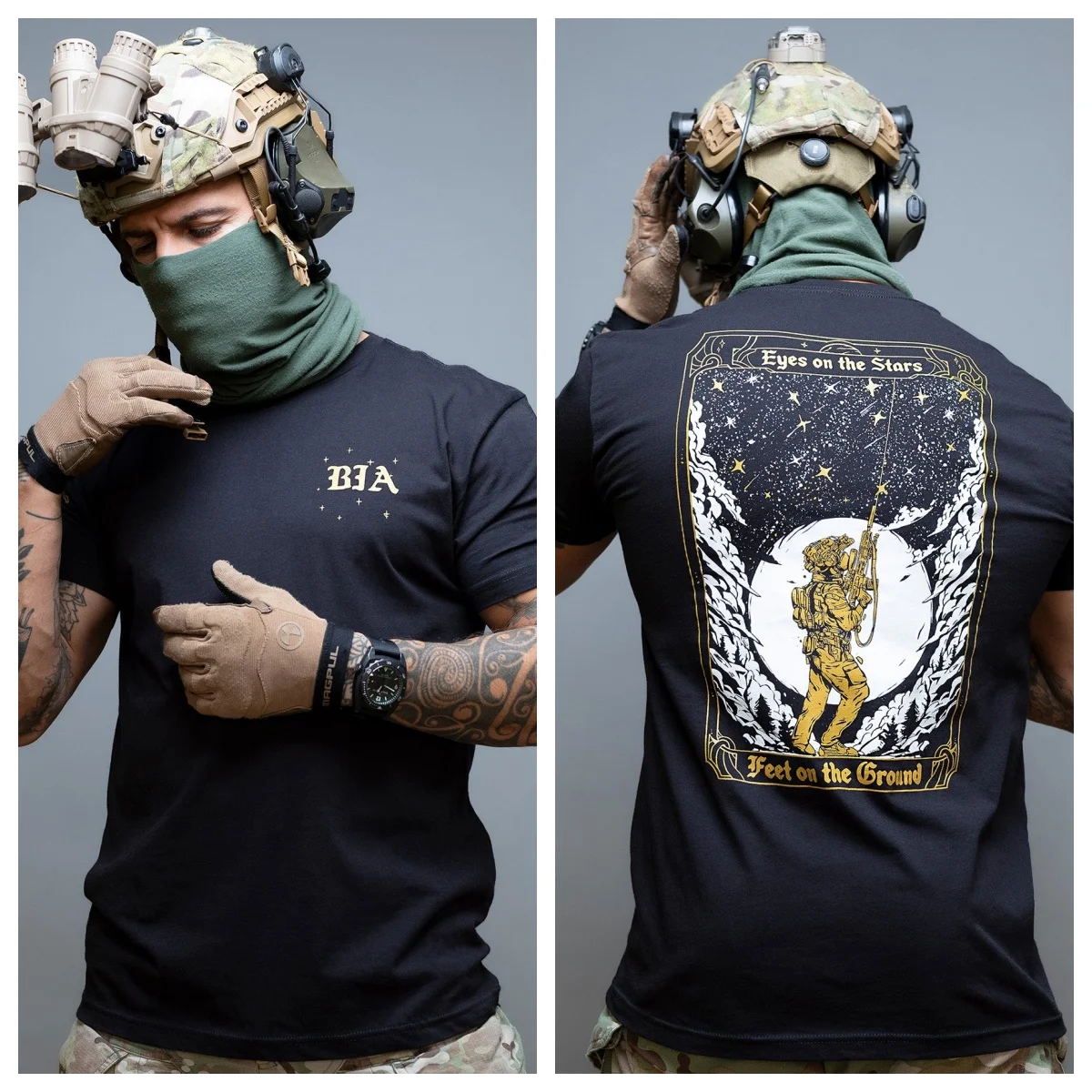 Eyes on The Stars _ T-Shirt - Suitable for Sports Wear Pure Cotton