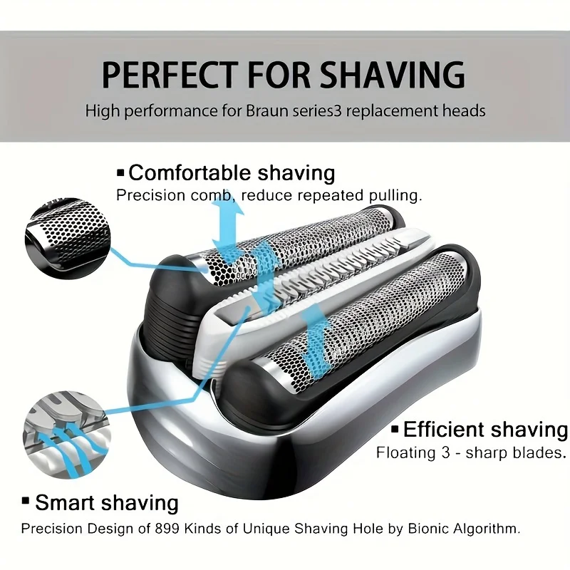 32S Series 3 Replacement Head for S3 Shaver3000s,310s,3040s,3050cc,3010s,3070cc,3080s,3090s,350cc-4,370cc-4,380s-4,3090cc