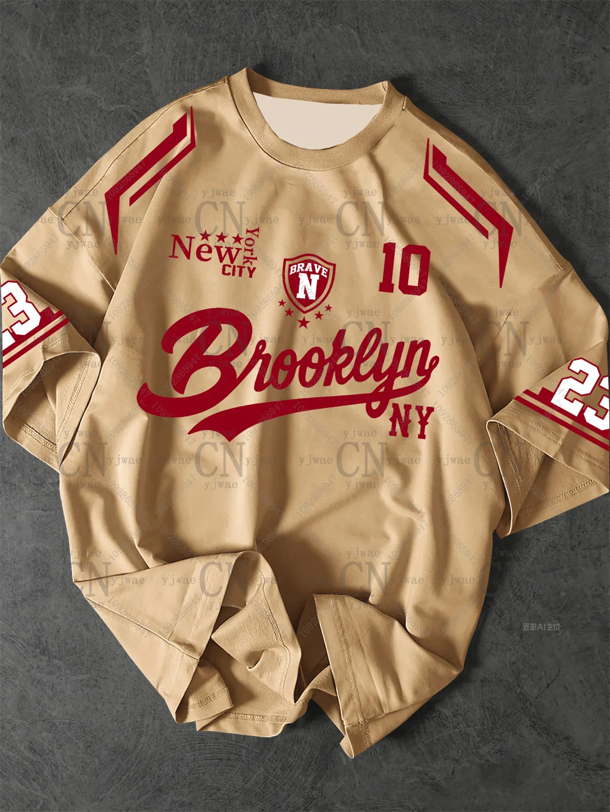 Men'S Oversized Streetwear Printed Number In Brooklyn New York Basketball Jersey Quick Drying Sports Tee Summer Men'S T-Shirt