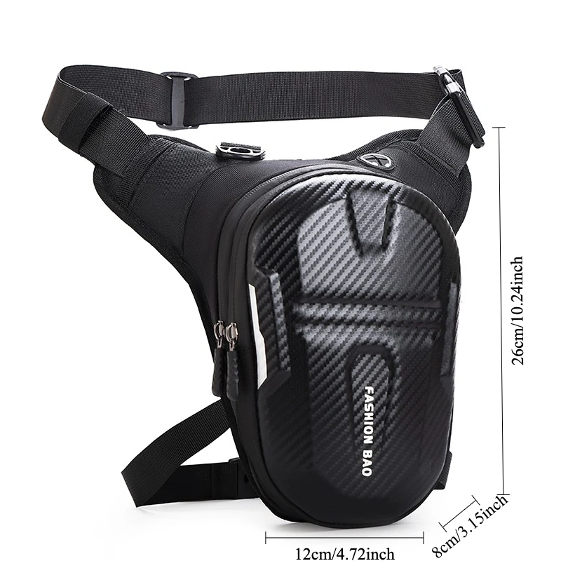Leg Bag for Men Women Waterproof Hard Shell Eva Motorbike Riding Outdoor Cycling Sports Daily Travel Hip Bum Pack