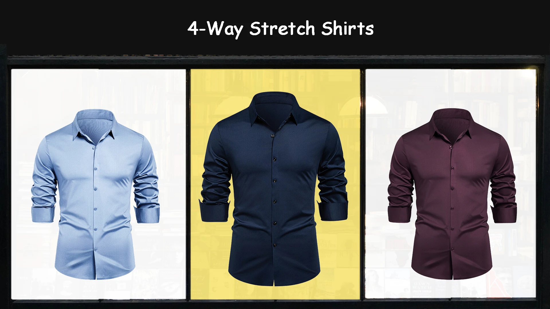 2026 Fashion Men's Stretch Pants Flat Front Formal Dress Pants Black Navy Office Work Pants for Business Party Commuting