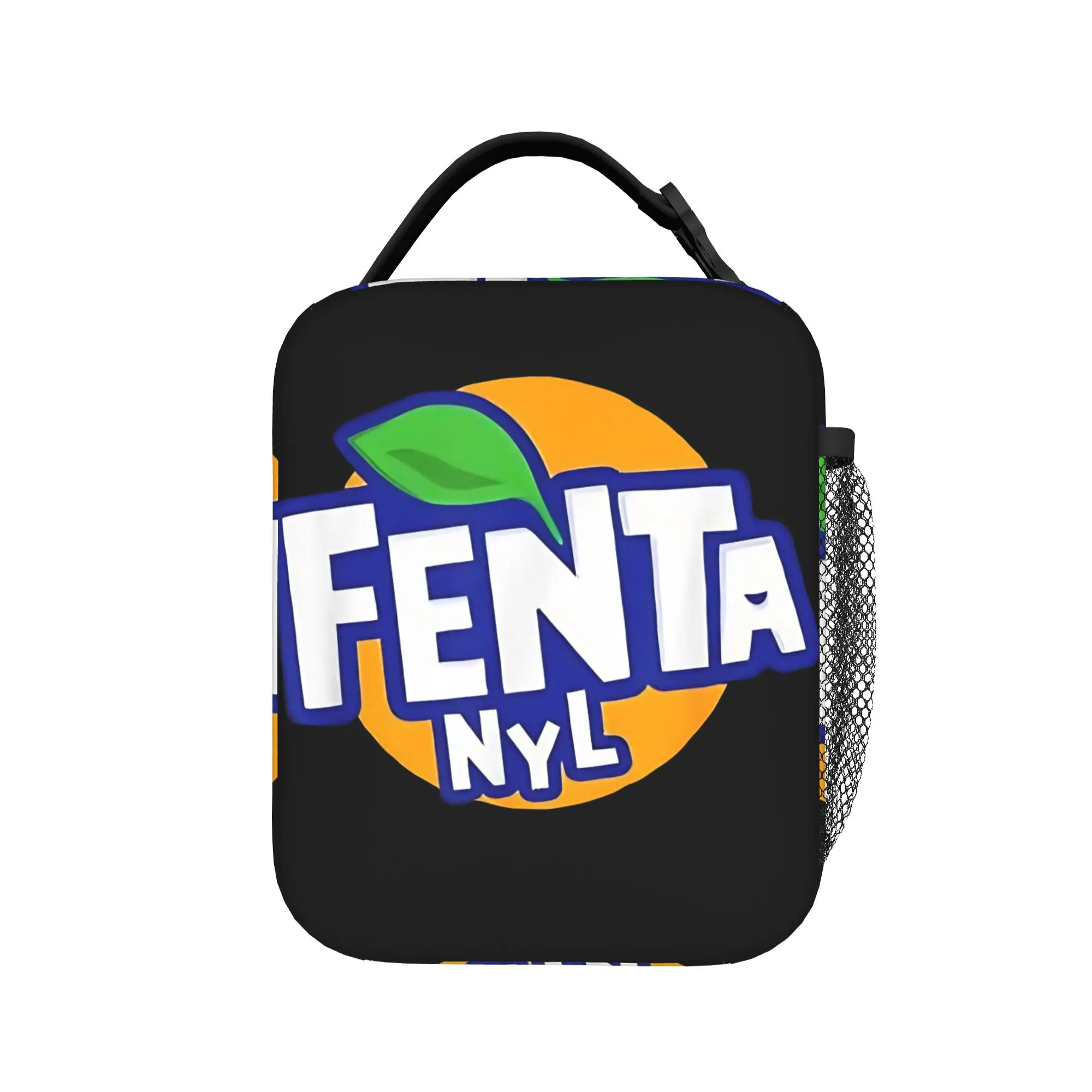 F-Fenta NYL Lunch Bag For Men Print Lunch Box Leisure Travel Cooler Bag Portable Oxford Thermal Lunch Bags