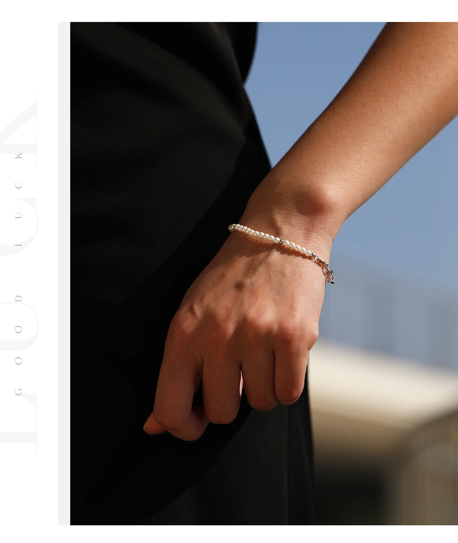 MODIAN Elegant Pearls Beaded Bracelet 925 Sterling Sliver Sweet Shining Star CZ Bracelet For Women Fine Jewelry Gifts
