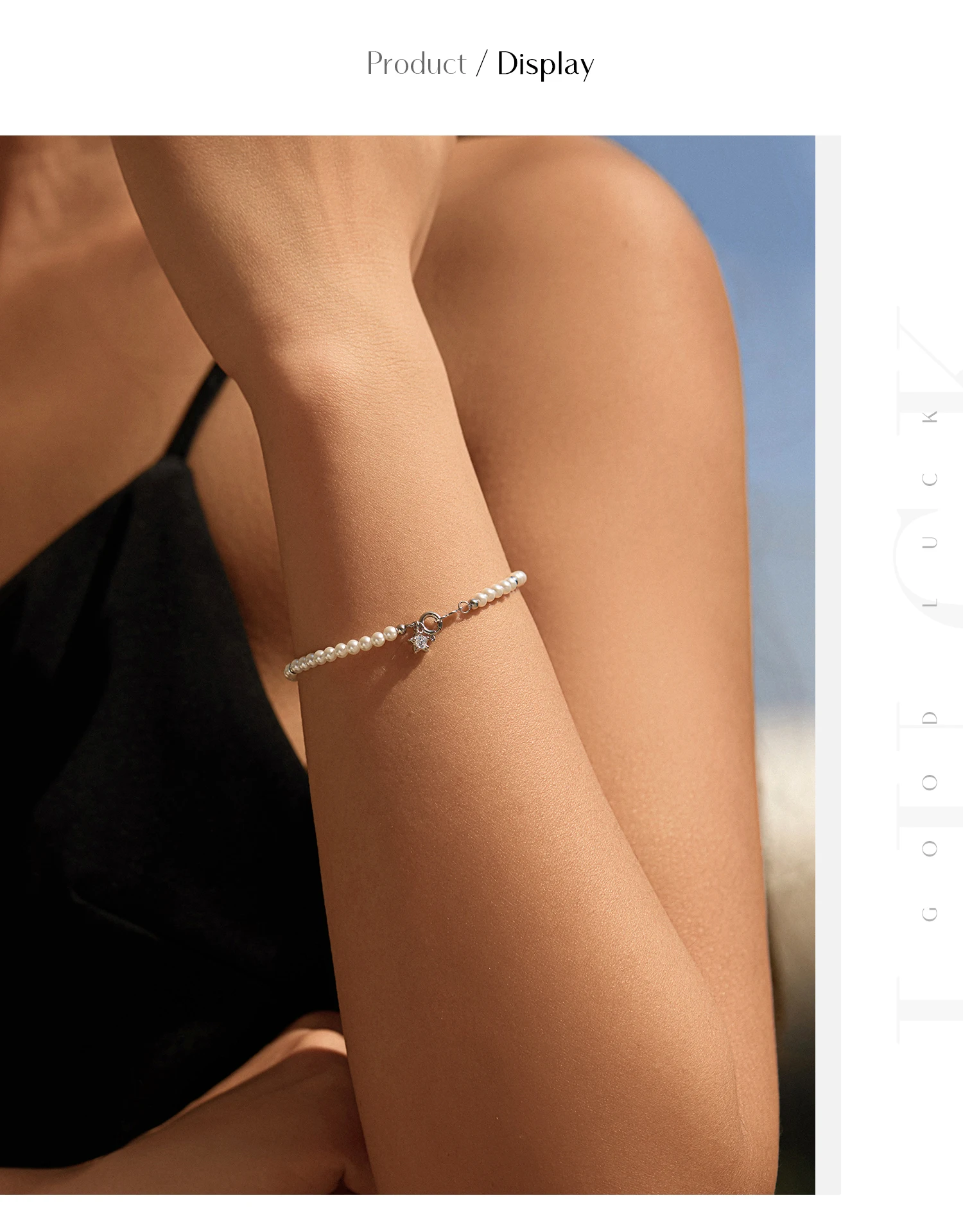 MODIAN Elegant Pearls Beaded Bracelet 925 Sterling Sliver Sweet Shining Star CZ Bracelet For Women Fine Jewelry Gifts