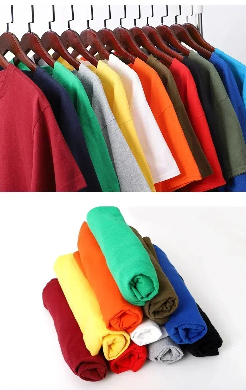 2026 Summer Fashion Hip-hop Large Pattern Printed Short-sleeved Loose Trendy T-shirt Cotton Streetwear Top for Men and Women