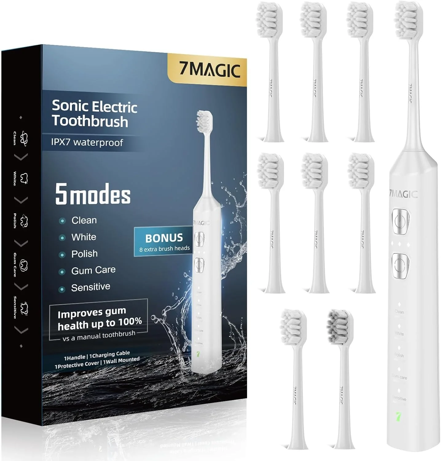 Replacement Toothbrush Heads For 7MAGIC D36/Mitimi D36/Sharp D36 Electric Toothbrush Accessories Nozzles Bristles