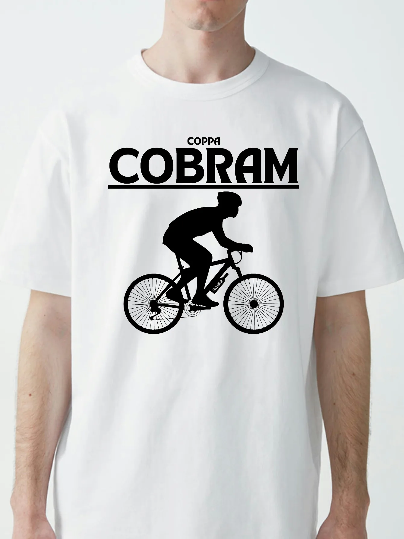 Fantozzi Cobram Cup Vintage Washed Short Sleeve T-Shirt Homme Casual Versatile Soft Stylish Comfortable Everyday Tee