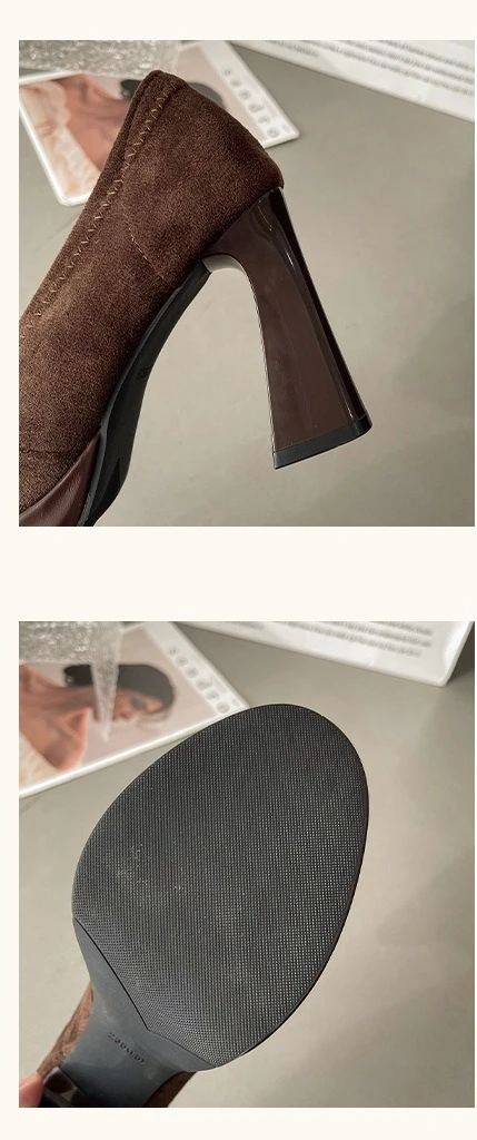 Women's High Heels 2026 Spring Autumn New Vintage Fashion Bow Knot Party Chunky Heels Outdoor Non Slip Luxury Mary Jane Shoes