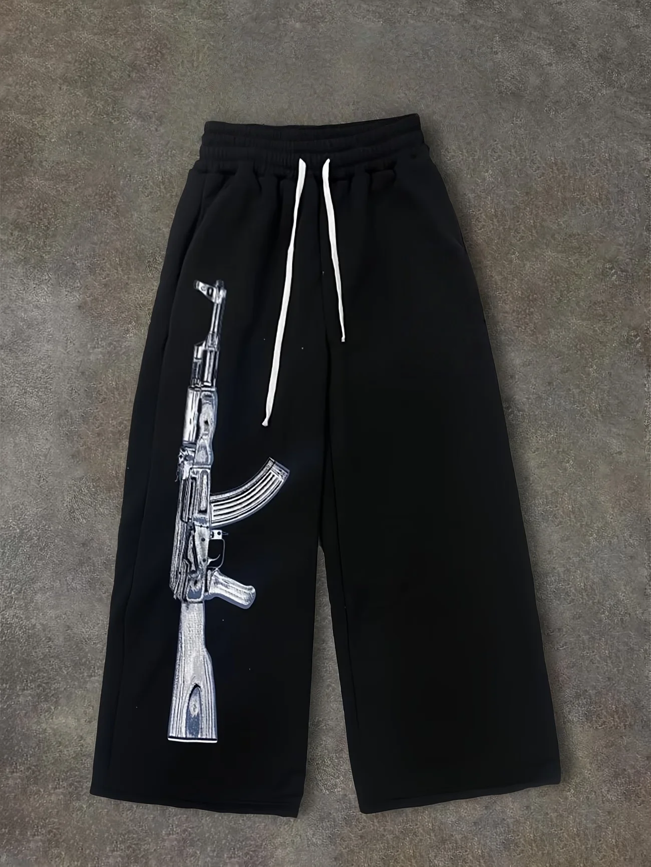 Retro Street Hip Hop Loose Pants Fashionable Cool Printed Casual Sports Pants