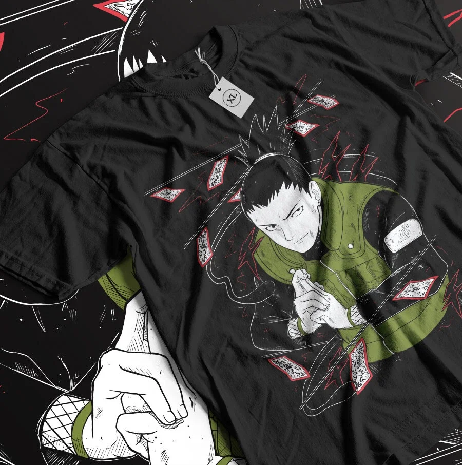 2026 New Naruto Uzumaki Sasuke Anime Printed T-shirt Summer Men's Pure Cotton Neutral Casual Family Set Short Sleeved T-shirt