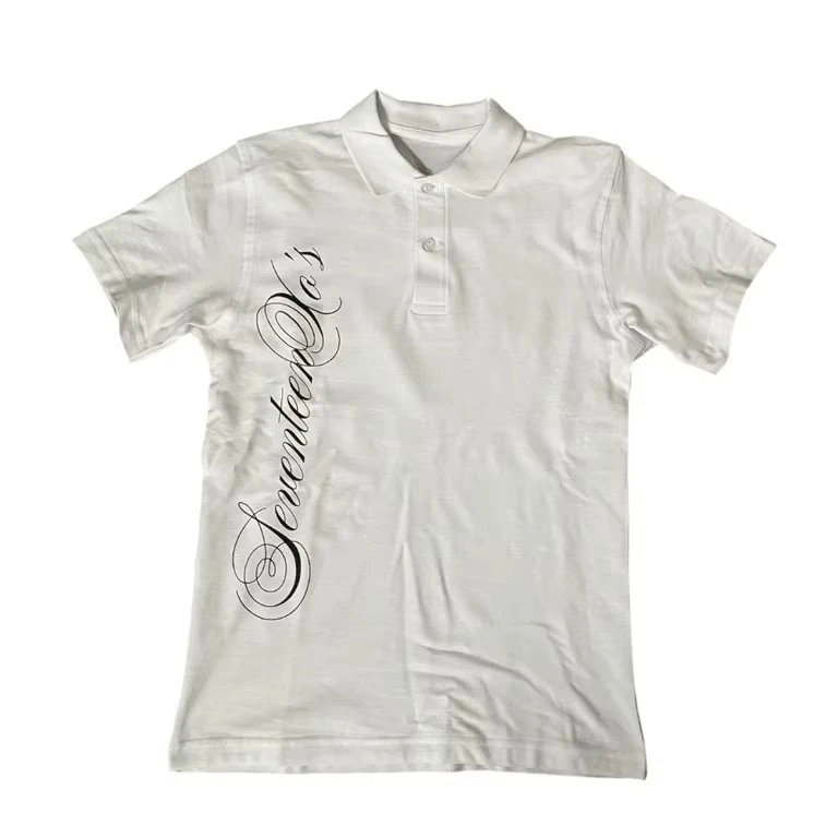 Fashionable American Retro Y2k 2026 New Style Personalized Printed Casual Short-sleeved Polo Shirt for Both Men and Women Emo