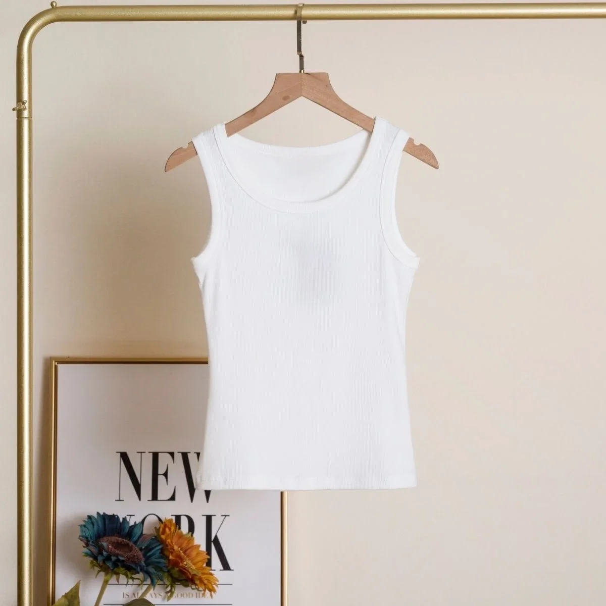 Sexys Crop Tops Print Ribbed Tank Oversized Unisex High-end Luxury 2000s Y2k Short Sleeves Classic Vintage hot product Harajuku