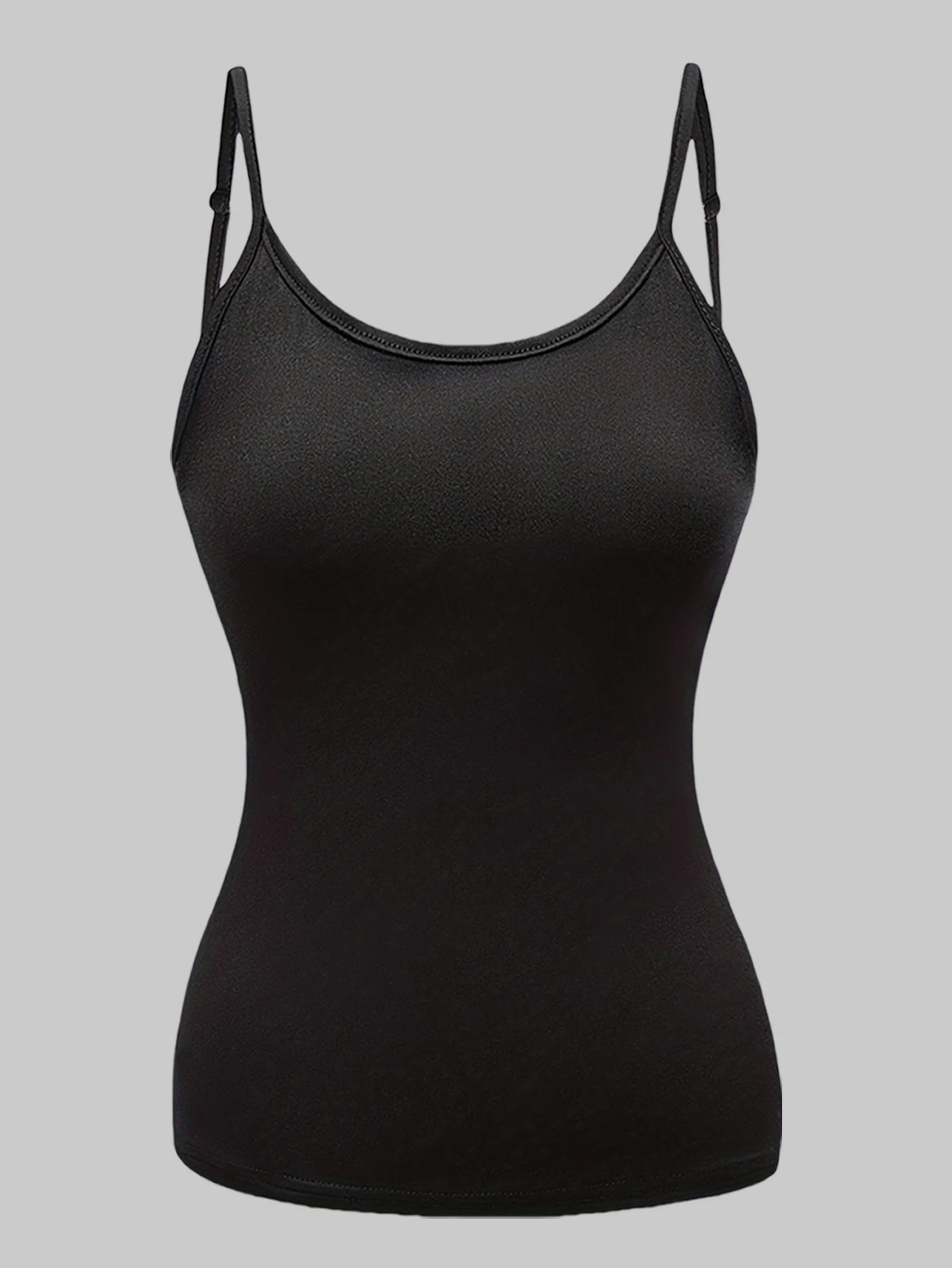 Summer Fashion Versatile Casual Breathable Micro Elastic Fabric Sleeveless Strap Top New Women Tank Top Strap Slim Top