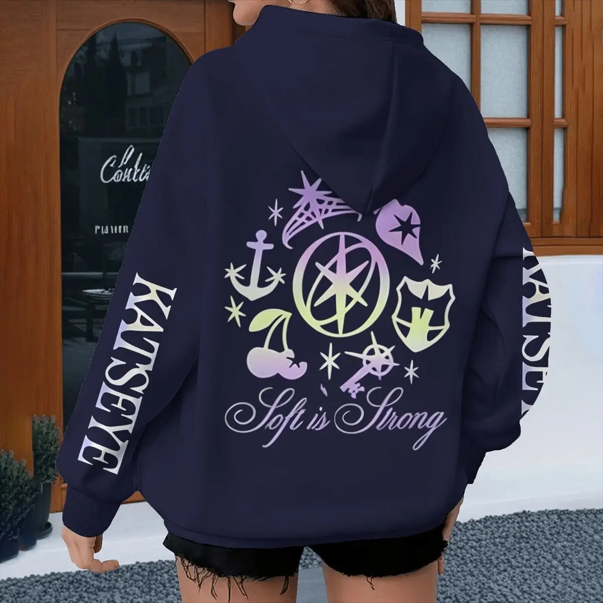 Vintage Katseye Grunge Graphic Hoodies Women Men Hip Hop Pop Music Band Hoody Long Sleeve Katseye Streetwear Fan Gifts