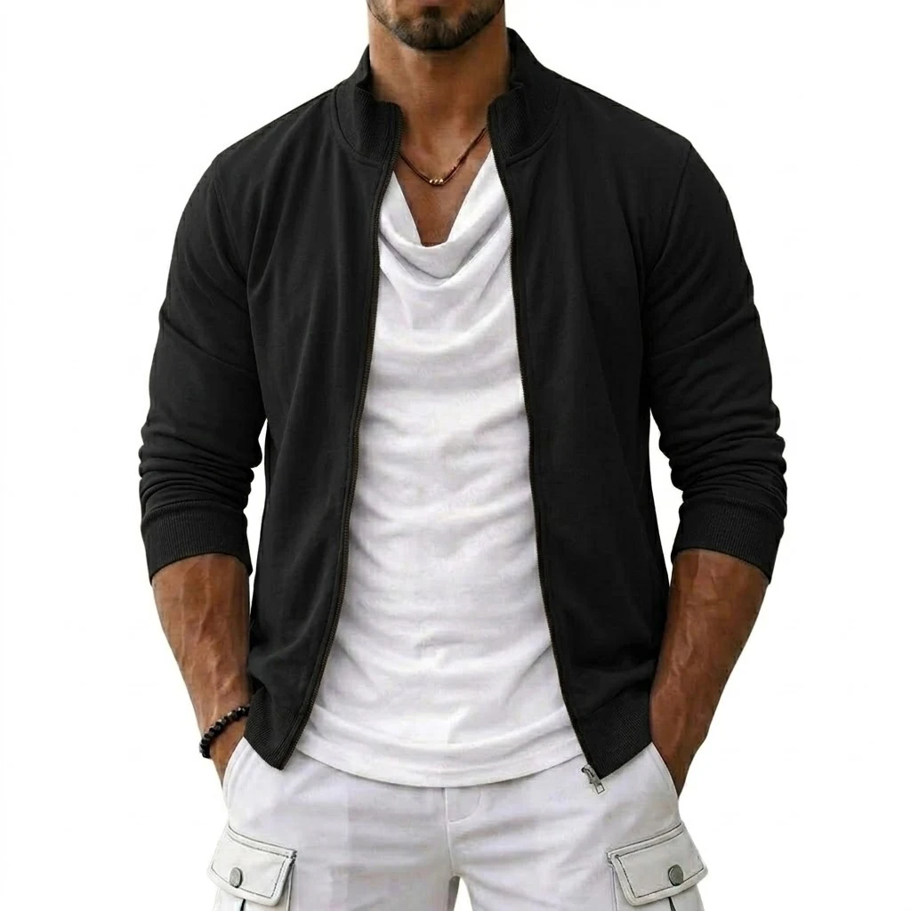 Outdoor Zip Up Sweatshirts Man Men's Hoodie Coats Gym Lightweight Long Sleeve Cardigan Autumn Work Jackets Luxury Clothes Man