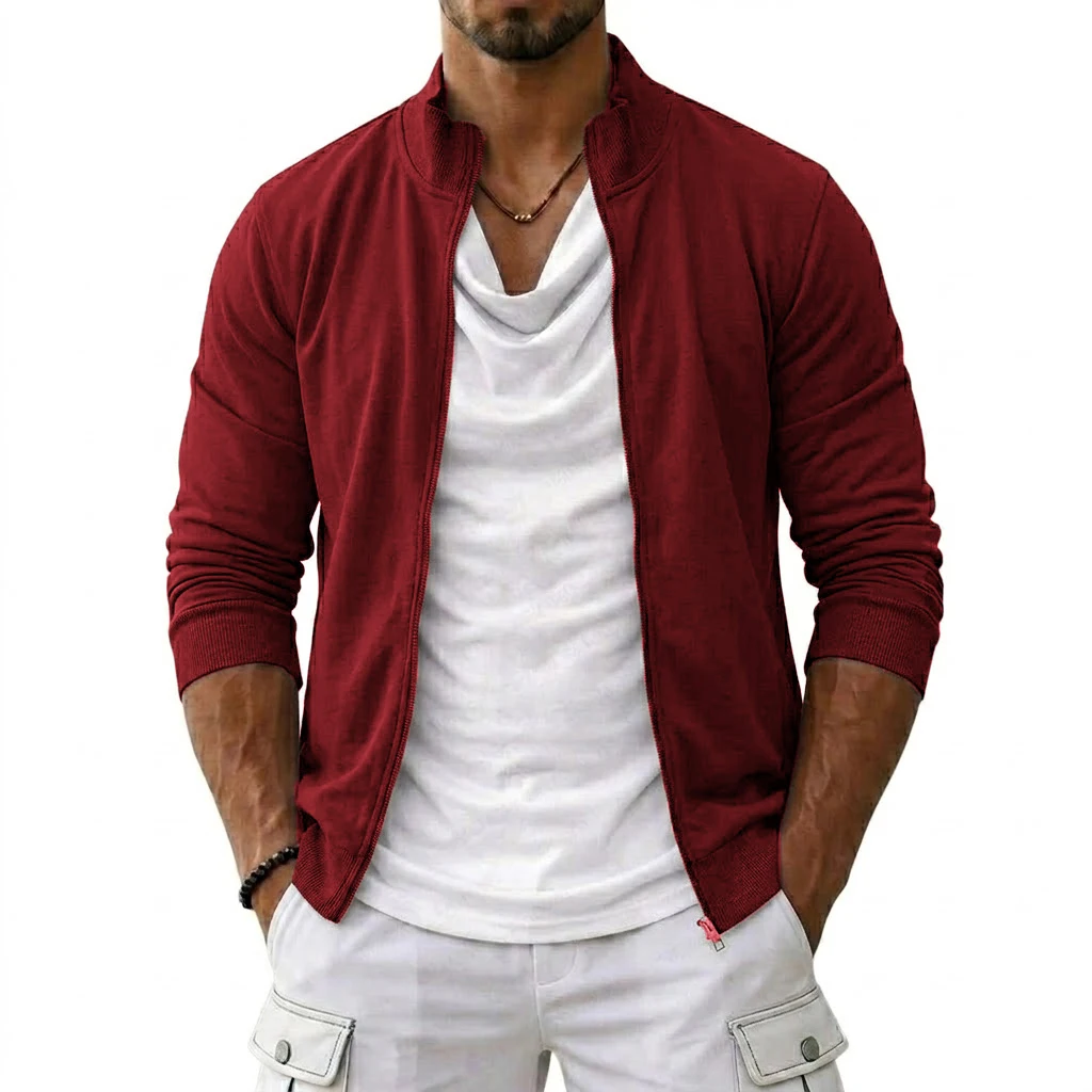 Outdoor Zip Up Sweatshirts Man Men's Hoodie Coats Gym Lightweight Long Sleeve Cardigan Autumn Work Jackets Luxury Clothes Man