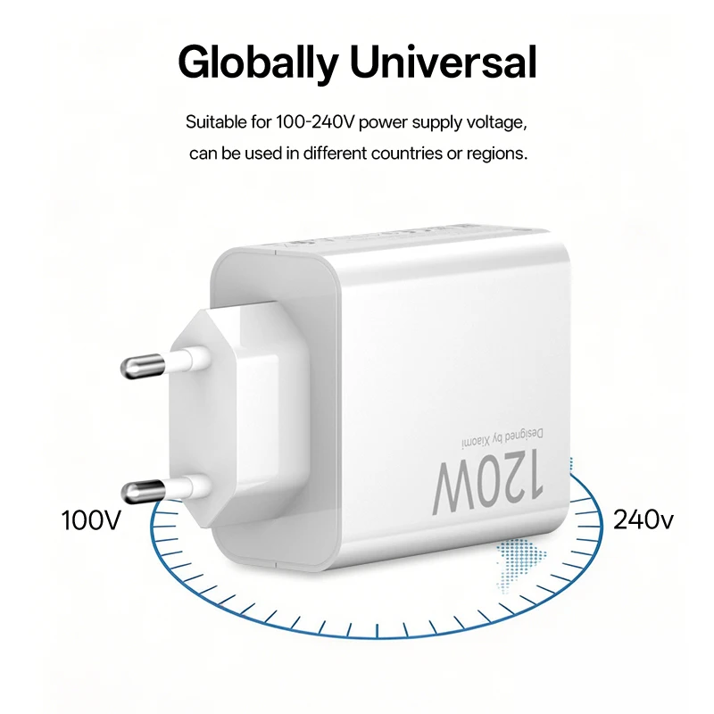 Original Xiaomi 120W Charger Turbo Fast Charge Charger Adapter for Xiaomi 17 15 14 13 Pro Ultra 17T Charger POCO X7 X8 Pro Redmi