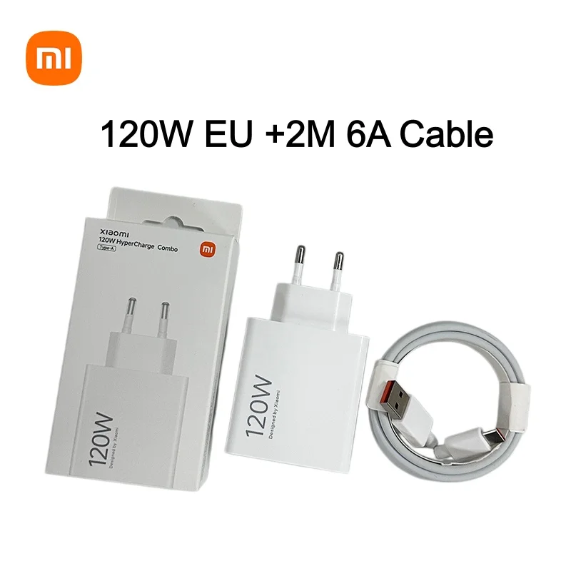Original Xiaomi 120W Charger Turbo Fast Charge Charger Adapter for Xiaomi 17 15 14 13 Pro Ultra 17T Charger POCO X7 X8 Pro Redmi