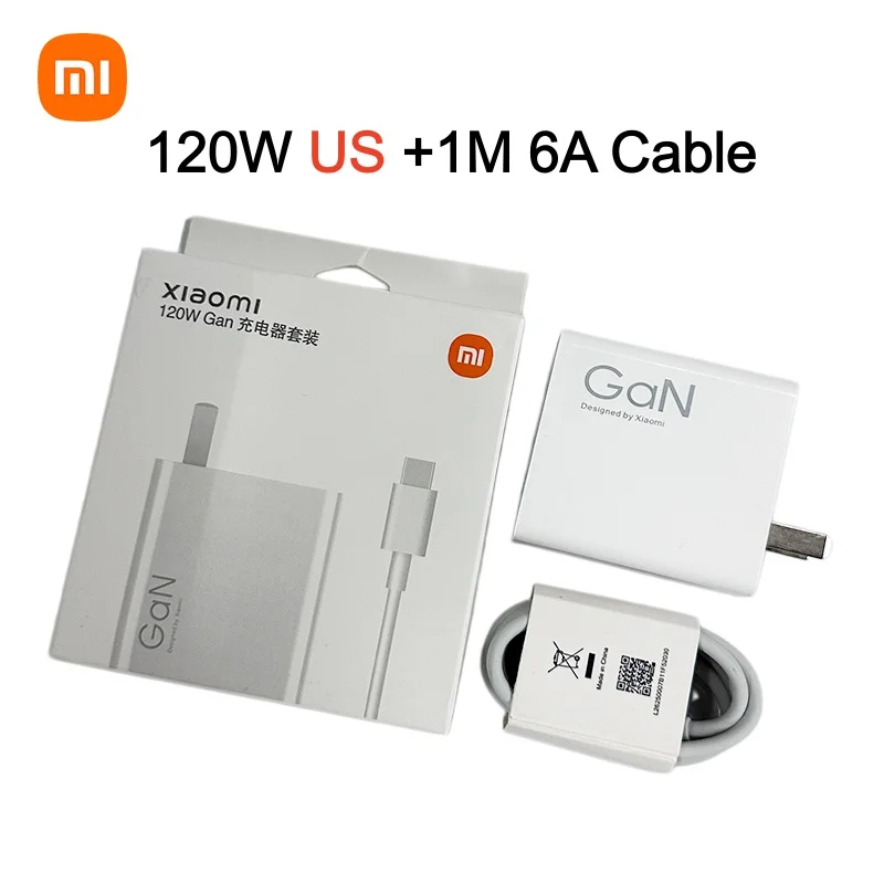 Original Xiaomi 120W Charger Turbo Fast Charge Charger Adapter for Xiaomi 17 15 14 13 Pro Ultra 17T Charger POCO X7 X8 Pro Redmi