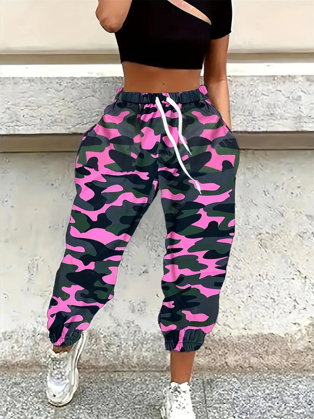 Men's and Women's Casual Camouflage Jogging Pants, Breathable Fabric Pants, Outdoor Sports Pants, Autumn New 3D Printed Pants