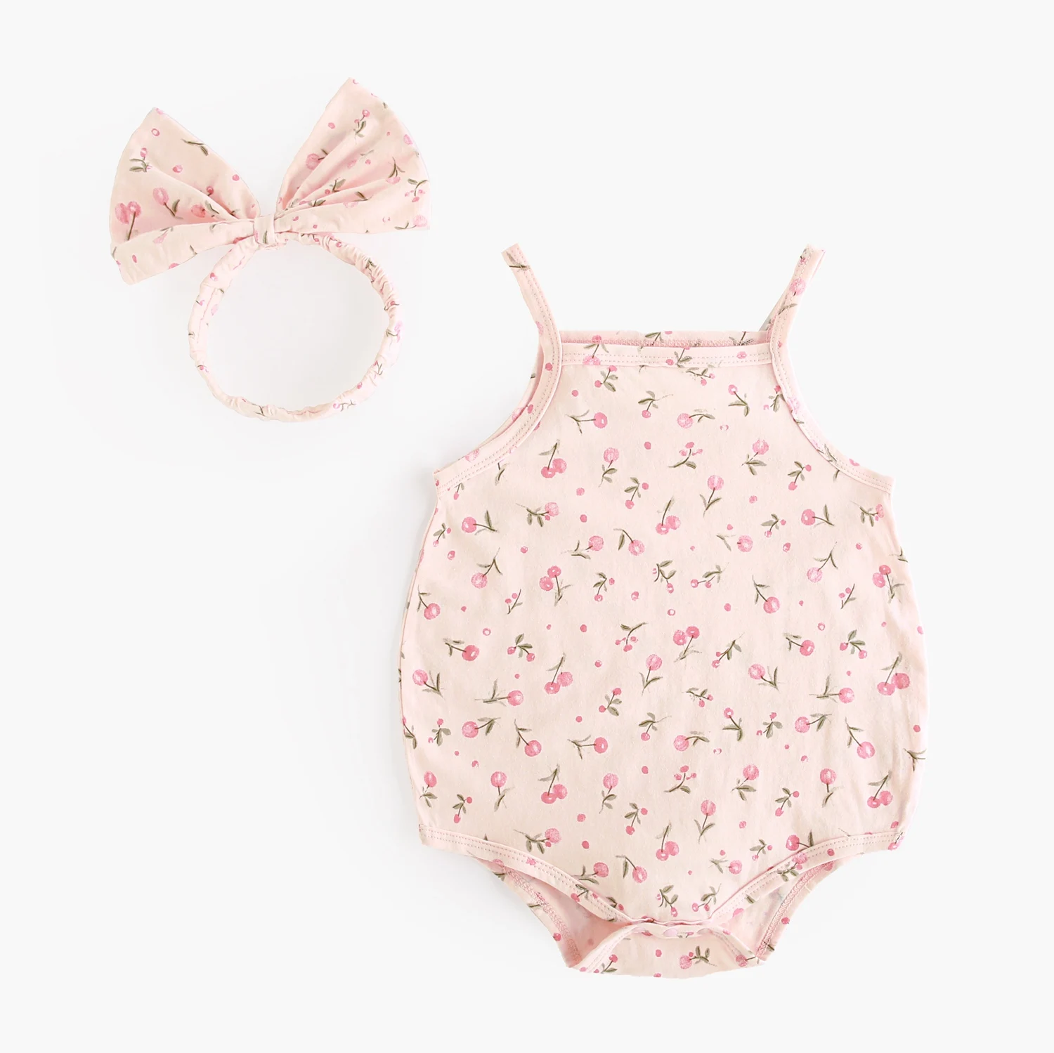 Sanlutoz Cute Summer Floral Baby Girls Onesies Lovely Infants   Holiday Bodysuits Clothing