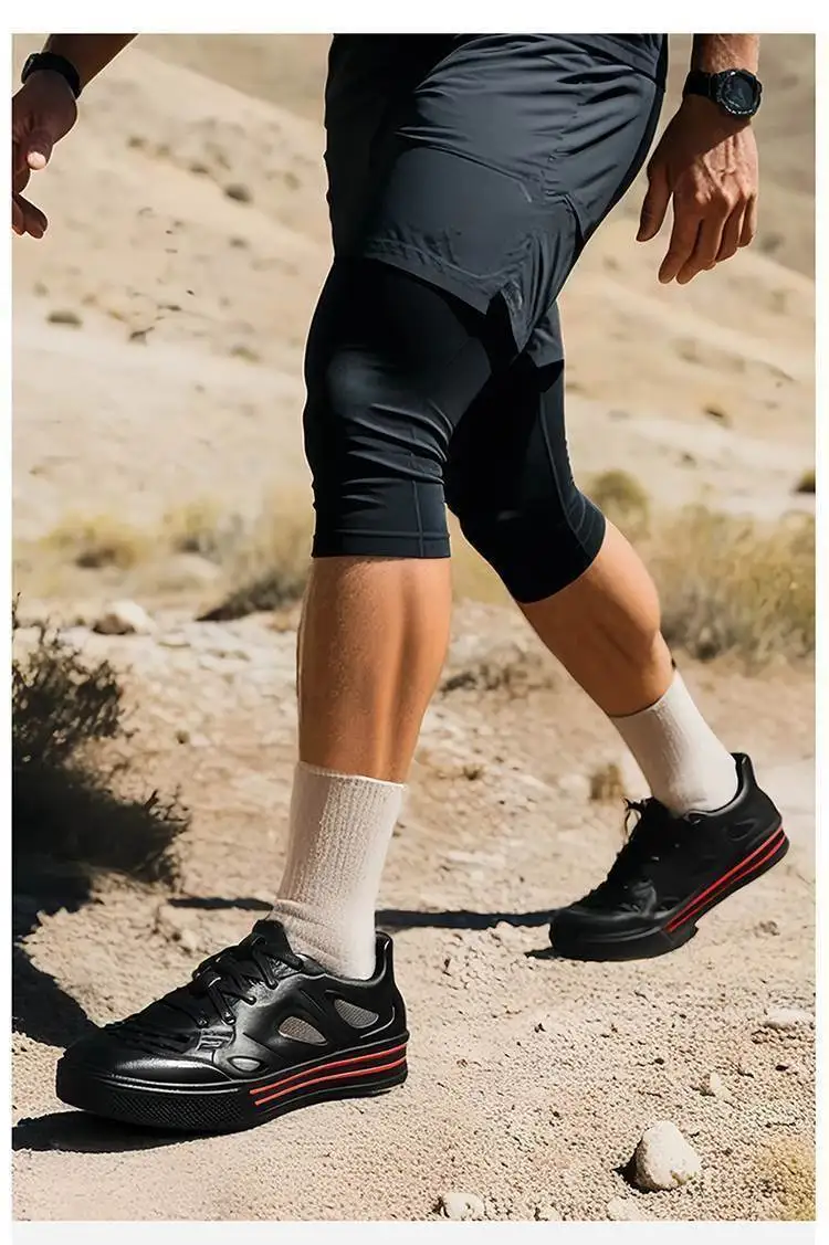 Men's Summer Outdoor Slip-On Shoes Anti-Slip Deodorant Breathable Sandals Driving Sports Beach Slippers Comfortable Casual Clogs