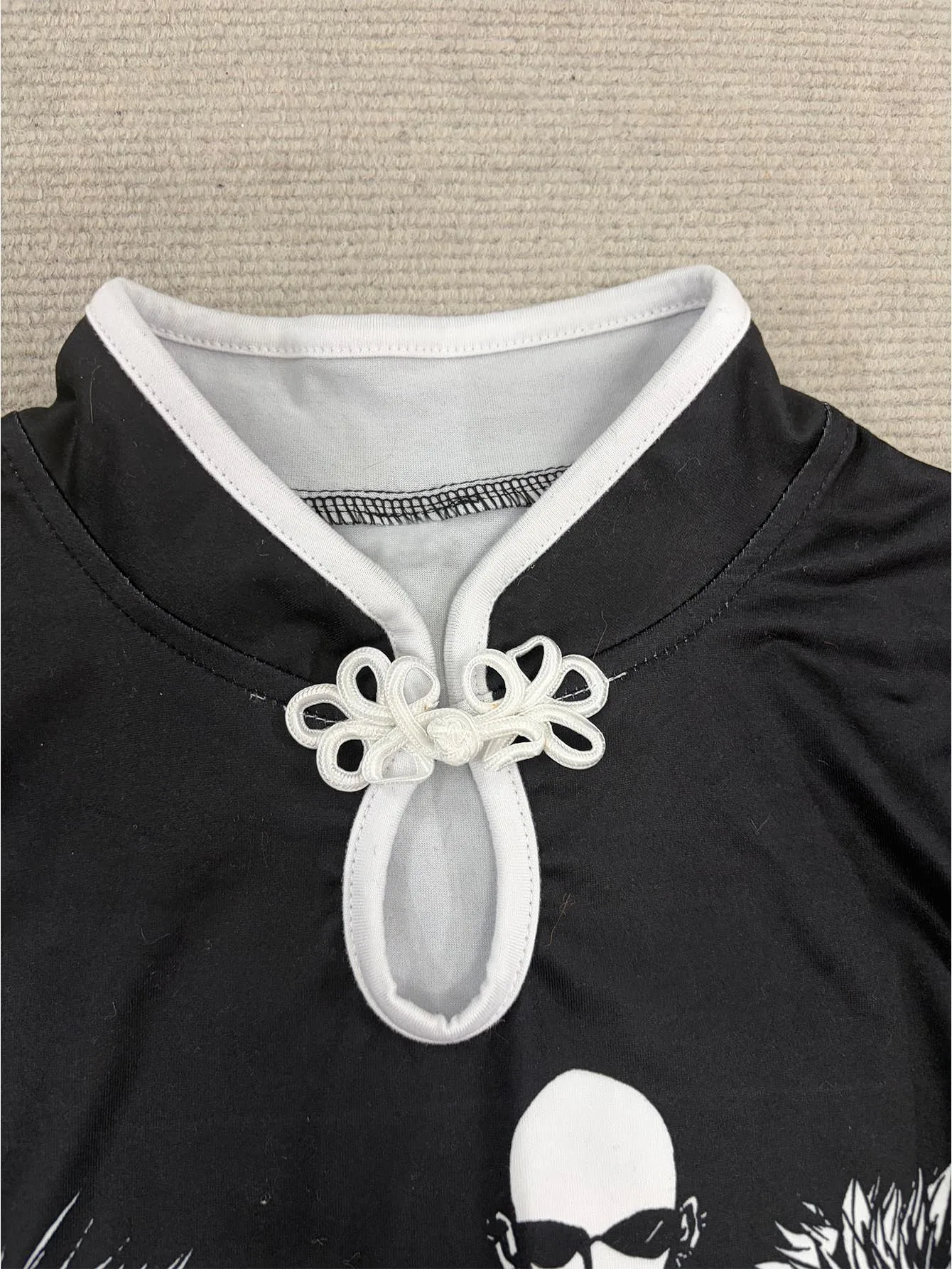 New Chinese Style Y2K Streetwear Printed Short Sleeved Slim T-shirts Fashion Aesthetics Versatile Classic Spicy Girls Niche Tops