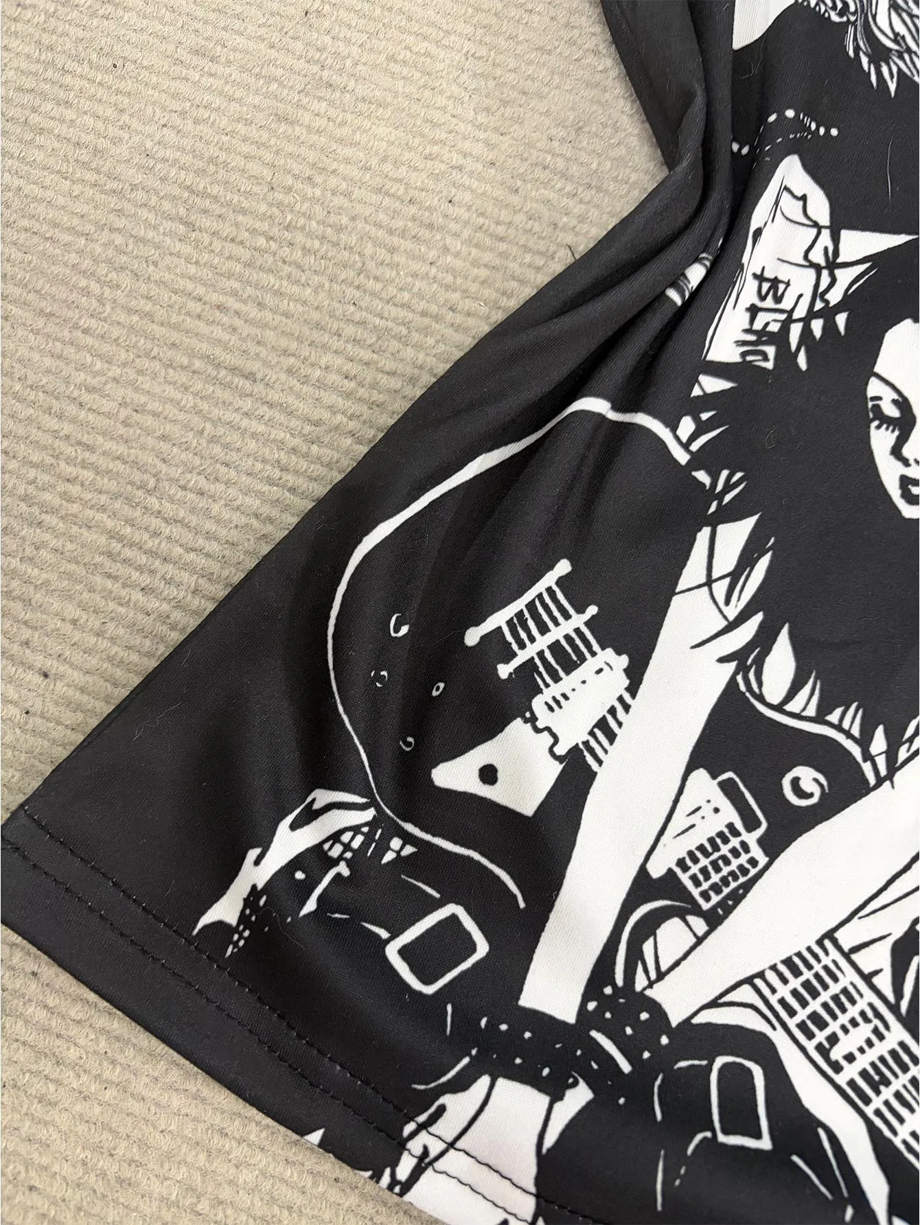 New Chinese Style Y2K Streetwear Printed Short Sleeved Slim T-shirts Fashion Aesthetics Versatile Classic Spicy Girls Niche Tops