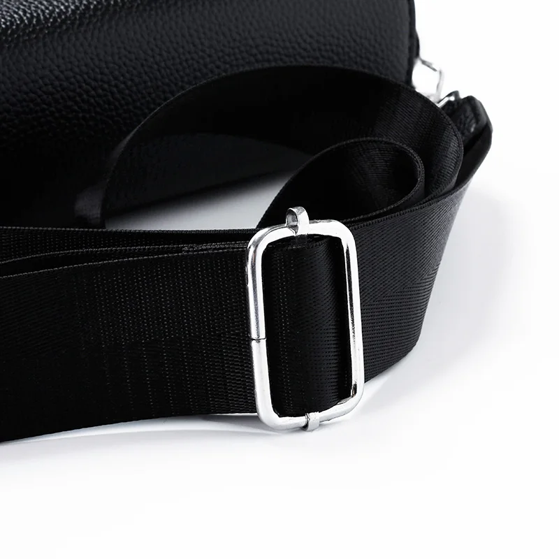 High-End Men's Stylish Crossbody Bag PU Leather Sling Bag Minimalist Business Shoulder Bag Perfect for Daily Commute Travel